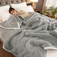 雙層毛毯加厚珊瑚絨小毯子薄被子蓋毯法蘭絨被套冬季空調毯午睡毯