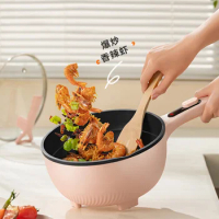 SUPOR electric fryer, electric steaming pot, electric hot pot, household multi-functional all-in-one 3L multi-purpose pot