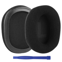 1Pair Potein Leather Foam Fabric Replacement Ear Pads Cushion Cups Repair Parts Earpads for Logitech G433 G233 G Pro X Headsets