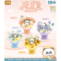 LOZ Mr PA flower series (dengan lampu)  - LOZ ideas - Mini brick pajangan bunga - Puzzle Block Brick