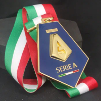 2023 Serie A medal Napoli Inter Milan AC football fans souvenir zinc alloy listing