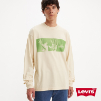 Levi s Skateboarding 滑板系列 男款 舒適涼爽寬鬆長袖圖案 Tee