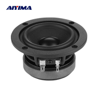 AIYIMA 1Pcs 3.5นิ้ว Full Range ลำโพงเสียง8โอห์ม15W วูฟเฟอร์เสียงเครื่องขยายเสียงลำโพงคาร์บอนไฟเบอร์คอมโพสิตอู่ลำโพง