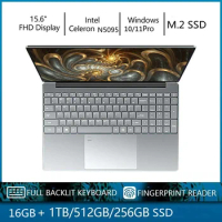 CARBAYTA Laptop 15.6 Inch IPS Ram 16GB RAM Intel 11th Celeron N5095 Windows 10 11 Pro Office Notebook Portable Computador PC