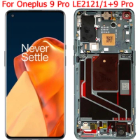1+9Pro LCD For Oneplus 9 Pro Display LCD Screen With Frame 6.7" Oneplus 9Pro LE2121 LE2123 LE2125 LCD Touch Screen