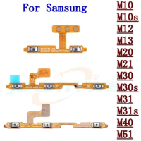 Volume Power Switch On Off Button Key Ribbon Flex Cable For Samsung Galaxy M10 M10s M20 M30 M30s M40 M12 M13 M21 M31 M31s M51