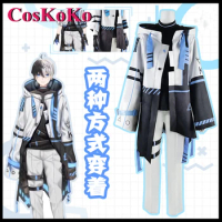 CosKoKo Kamito Cosplay Anime Vtuber YouTuber Costume Fashion Handsome Uniforms Men Halloween Party Role Play Clothing XS-XXL