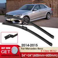 Car Wiper RHD &amp; LHD Front Wiper Blades 24"+24" For Mercedes-Benz E-Class W212 2014-2015 Front Windscreen Wipers Auto Accessories