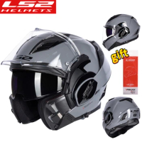 LS2 Valiant II Motorcycle Helmet Ls2 Ff900 Flip Up Helmets Dual Lens Modular Casco Moto Casque Full Face Helmet