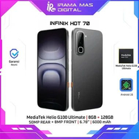 INFINIX HOT 70 8GB 128GB (DIVE BLUE, SILVER DANCER, QUIET VOLET, NIGHT PULSE) Blue Dive