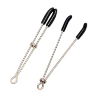 1 Pair Stainless steel Metal Nipple Clamps breast Clips BDSM restraints Adult Games toys For Couples Flirt sex Toys For Women