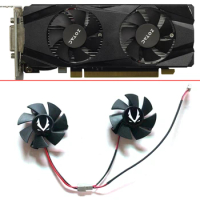 Cooling Fan 46MM 2PIN T125010SU(B) 0.32A GeForce GTX 1650 GTX1050 GPU FAN For ZOTAC GTX 1050Ti-4GD5 mini GAMING GTX 1650 LOW PRO