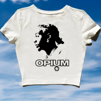 CROP TOP OPIUM 2 | GRUNGE | CROPTOP BAND METAL MUSIK ROCK | CROP TEE STYLE Y2K VINTAGE | KAOS BAJU T