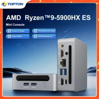 Topton Mini PC AMD Ryzen 9 5900HX R7 5800U ES Windows 11 Pro DDR4 3200MHz NVMe SSD Mini PC Gamer Office Computer 3x4K HTPC WiFi6