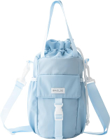 Water bottle holder with strap phone pocket 32oz 40oz 64oz tumbler water bottle carrier sling bag cr