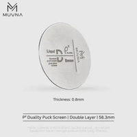 MUVNA Puck Screen P Duality Espresso Filter Mesh Double Layer Basket 58mm - P2