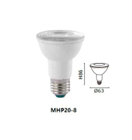 MARCH LED MHP20-8 8W PAR20 E27 投射燈泡 3000K 6000K 黃光 白光 好商量~