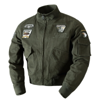 空軍一號夾克A2美國奧巴馬總統夾克軍綠軍版復刻短款男式立領