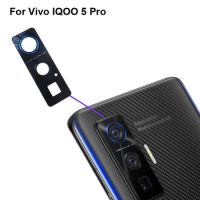 High quality For Vivo IQOO 5 Pro Back Rear Camera Glass Lens test good For Vivo IQOO5 Pro Replacement Parts 5Pro