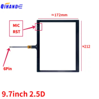 New 2.5D GT911 9.7inch Touch Screen 6Pin For CRUZE Teyes VW WIFI Android Car Navigation Video Touch Sensor Panel Parts Digitizer