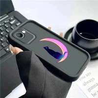 เคสแมวบนดวงจันทร์, สำหรับ Realme C30, NARZO 50I, PRIME, ซิลิโคนเหลวใหม่, กันกระแทก, ฝาครอบเต็ม, ป้อง