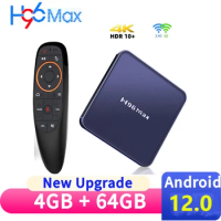 Android 12 H96 MAX V12 RK3318 Smart TV BOX 4GB 32GB 64GB 2.4&amp;5G Wifi BT H96Max Media Player Google Voice Assistant Set Top Box