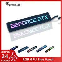 FREEZEMOD Graphics Card Side Panel RGB RTX GTX GeForce GPU Modify 5V 3Pin ARGB AURA SYNC PC Case DIY MOD