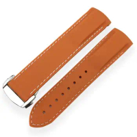 PCAVO 20mm 21mm Rubber Silicone Watch Strap Waterproof Watchband for IWC Mark LE PETIT PRINCE Big Spitfire Bracelete Accessories