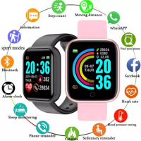 D20 Smart Watch Men Women Waterproof Bluetooth Sport Bracelet Heart Rate Fitness Tracker Fashion Y68 Smart Band For IOS Android