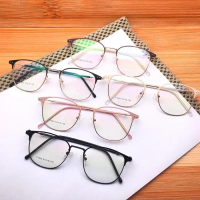Frame kacamata minus wanita pria Frame 1924 + lensa antiradiasi