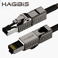 【HAGiBiS】CAT8 40Gbps 3M鋁合金變型金剛八類萬兆網路線(ENC01-03)
