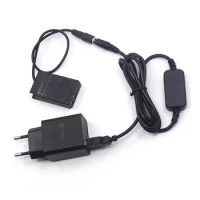 QC3.0 USB Charger + USB Cable + EP-5E EP5E DC Coupler EN-EL22 ENEL22 Dummy Battery for Nikon 1 J4 S2 1J4 1S2