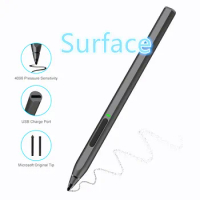 Stylus Pen Pencil For Surface Pro 3/4/5/6/7 X Microsoft Surface Go 2 Book Latpop 4096 Levels Pressure Palm rejection