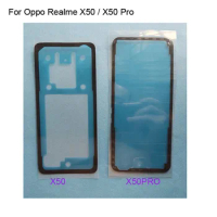 2PCs For Oppo Realme X50 Back Cover Adhesive For Oppo Realme X50 PRO Rear Back Battery Cover Adhesive Glue Door Sticker Adhesive