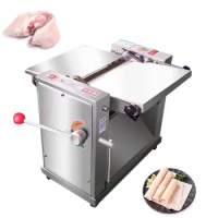 Stainless Steel Meat Cutter Peeling Machine Pork Skin Peeler Pork Meat Skin Remover Machine