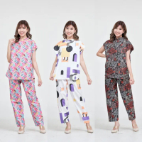 IZANY PIYAMA Daily Set / Setelan AEON Lengan Pendek all size