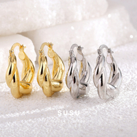 SU SU︱重工麻花耳環❤️日韓 明星 熱銷 925純銀 防過敏 珍珠 飾品 耳環 項鍊 手鍊 穿搭 百搭 時尚