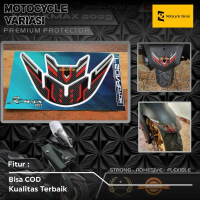 Stiker resin spakbor depan belakang Yamaha motor XMAX New sticker timbul Fender depan belakang Yamah