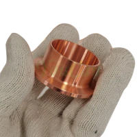 Distillation Parts 1.5" Red Copper Welding Tri Clamp Ferrule Copper Tri Clover Ferrule For Sale