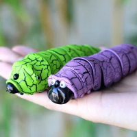 Prank Toy Rc Insects Kids Toy RC Moving Caterpillars Simulation Tricky Remote Control Animals Novel Toy Children Gift