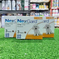 Obat kutu anjing dan demodex, NEXGARD size S (2-4kg), ORIGINAL MERIAL