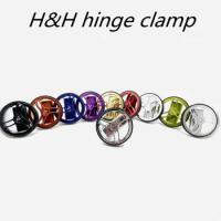 1 pair H&amp;H ID4 round hinge clip C buckle set for brompton bike hollow ultra light clamp