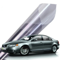50cmx3m VLT 80% Light Gray Auto Car Side Window Tint Foils 2 ply Solar Protection Film UV Block 23% and IR Insulation 10%