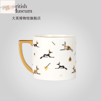阿努比斯馬克杯金色帶手柄