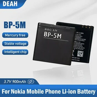 BP-5M BP 5M BP5M 3.7V 900mAh Phone Battery For Nokia 5700 5610 5611 5710 5611XM 5700XM 6110 6110N 6200C Rechargeable Battery
