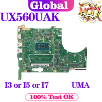 KEFU Mainboard For ASUS Q504UAK Q504UA Q504U UX560UAK UX560UA UX560U Laptop Motherboard i3 i5 i7 6th/7th Gen 8GB-RAM