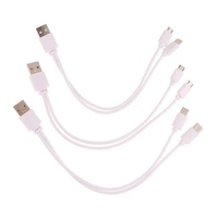 1Pc 2 in 1 USB Male to Micro USB/Type-C Splitter Data Transfer Charging Cable for Android Smartphones Tablet Dual