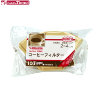 Tiamo 102無漂白咖啡濾紙2~4 人100入*3包(HG3255-2)
