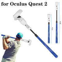 VR Golf Club Adapter For Oculus Quest 2 Controllers Attachment Retractable Grips Stick Handle For Oculus Quest 2 VR Accessories
