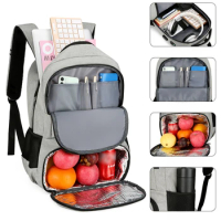 Outdoor Picnic Insulation Backpack Multifunctional PicnicTakeaway Meal Delivery Storage Bag Shoulder Cooler Bag Red Wine Ice Bag